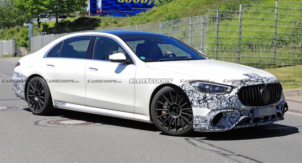  2022 Mercedes-AMG S63e Looks Mean As Hell In Latest Spy Shots