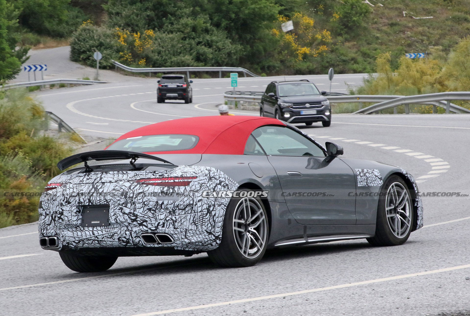 2022 Mercedes-AMG SL Drops Camo And Looks Like A Four-Seat GT Roadster In Latest Spy Photos