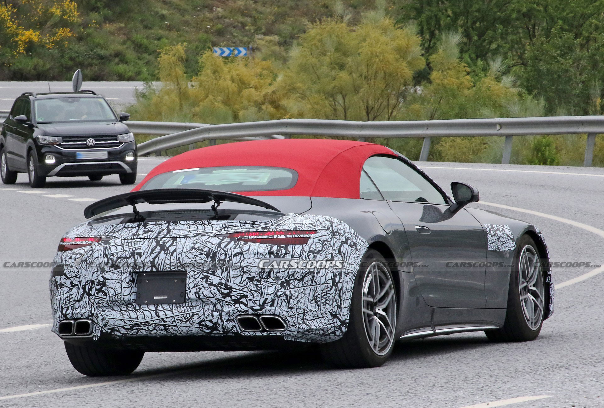 2022 Mercedes-AMG SL Drops Camo And Looks Like A Four-Seat GT Roadster In Latest Spy Photos