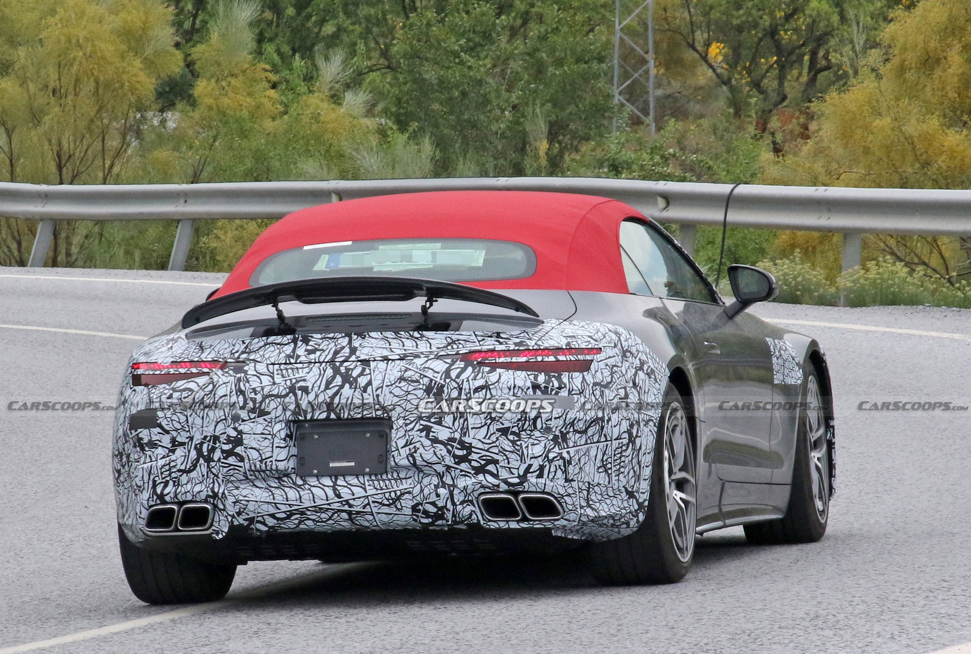 2022 Mercedes-AMG SL Drops Camo And Looks Like A Four-Seat GT Roadster In Latest Spy Photos