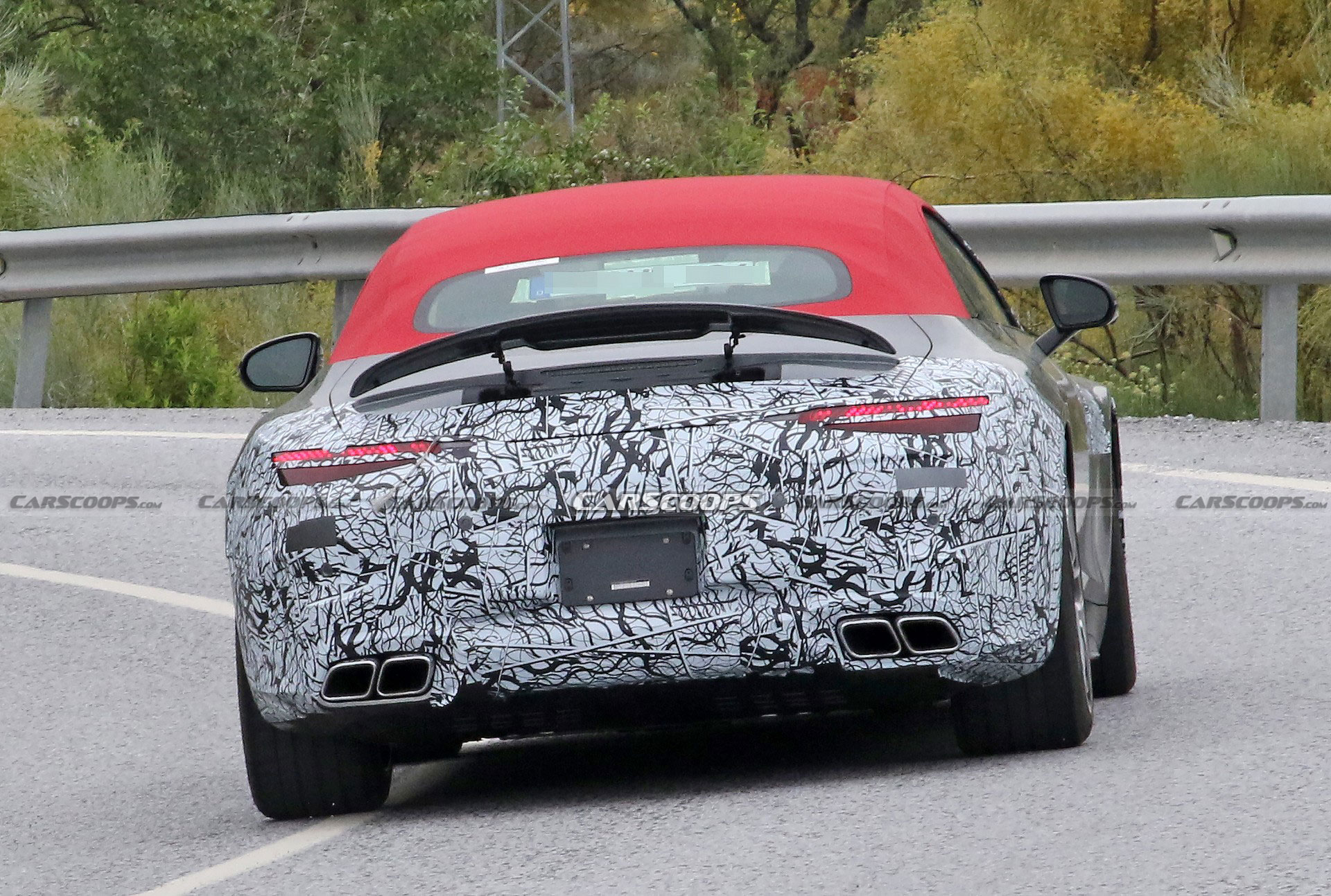 2022 Mercedes-AMG SL Drops Camo And Looks Like A Four-Seat GT Roadster In Latest Spy Photos