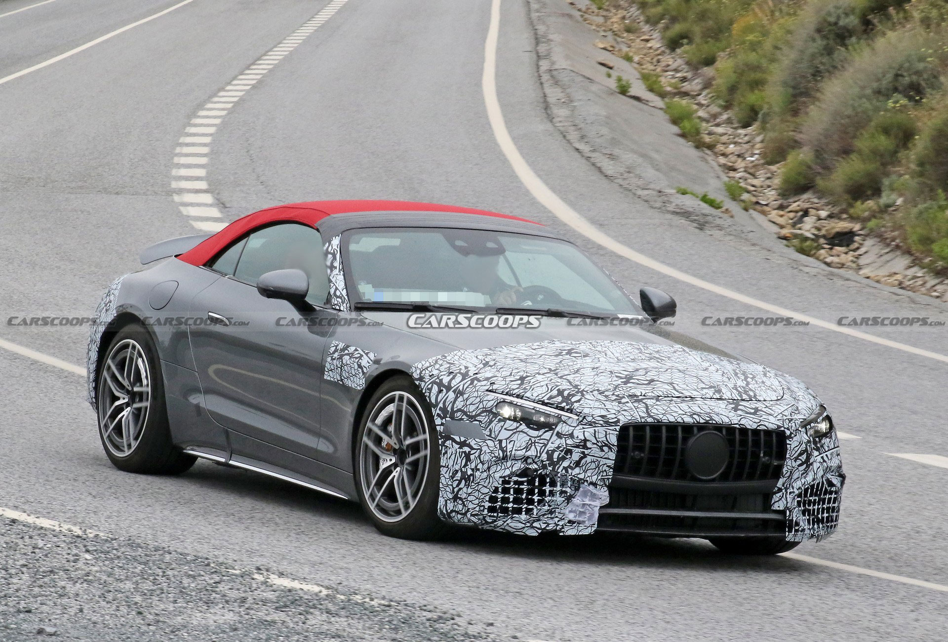 2022 Mercedes-AMG SL Drops Camo And Looks Like A Four-Seat GT Roadster In Latest Spy Photos