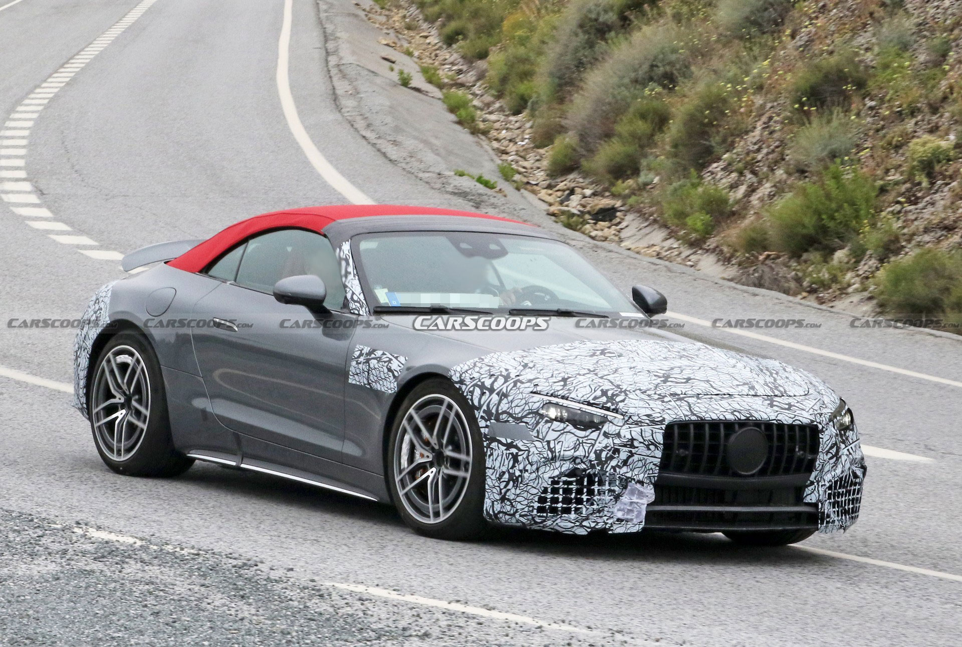 2022 Mercedes-AMG SL Drops Camo And Looks Like A Four-Seat GT Roadster In Latest Spy Photos