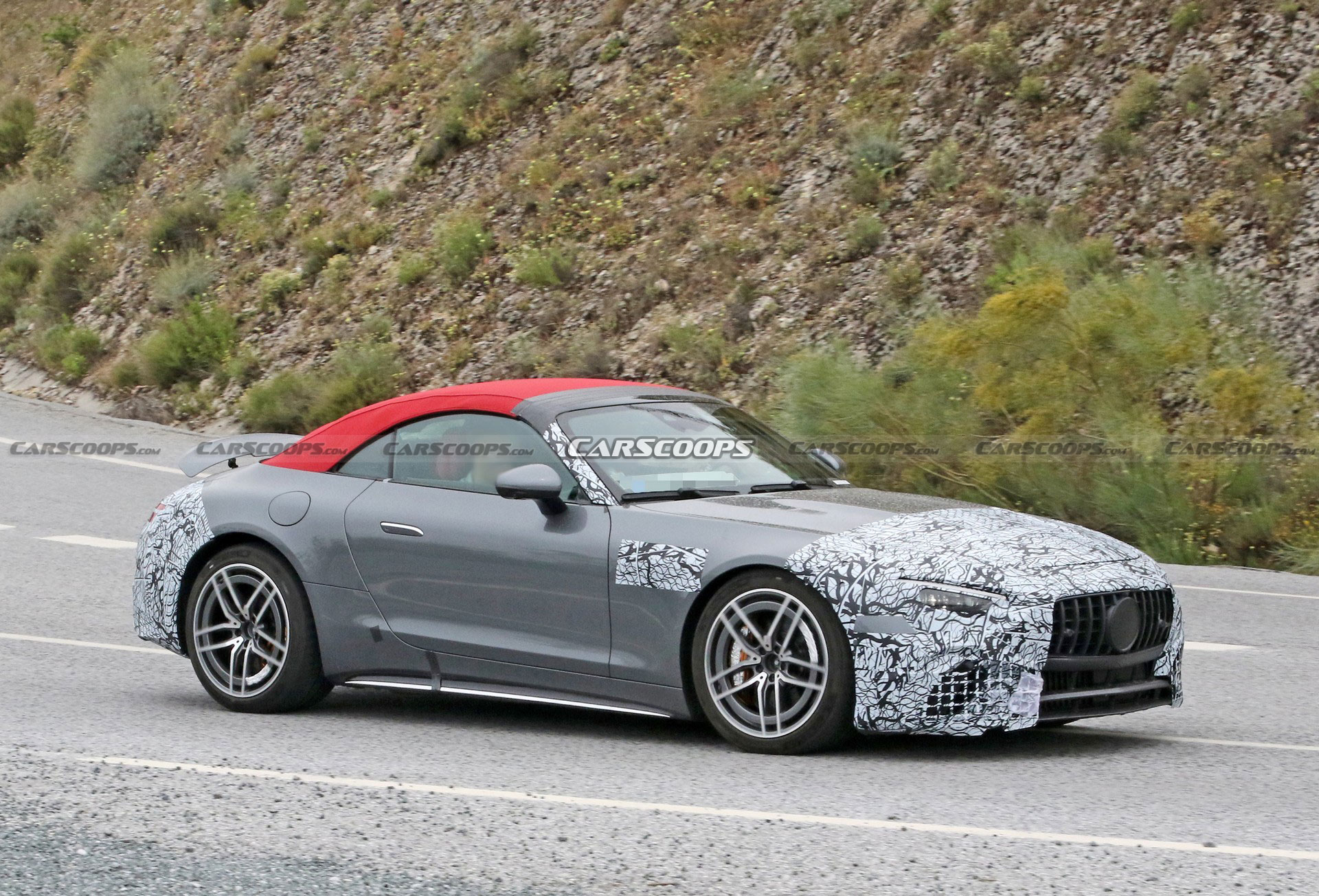 2022 Mercedes-AMG SL Drops Camo And Looks Like A Four-Seat GT Roadster In Latest Spy Photos