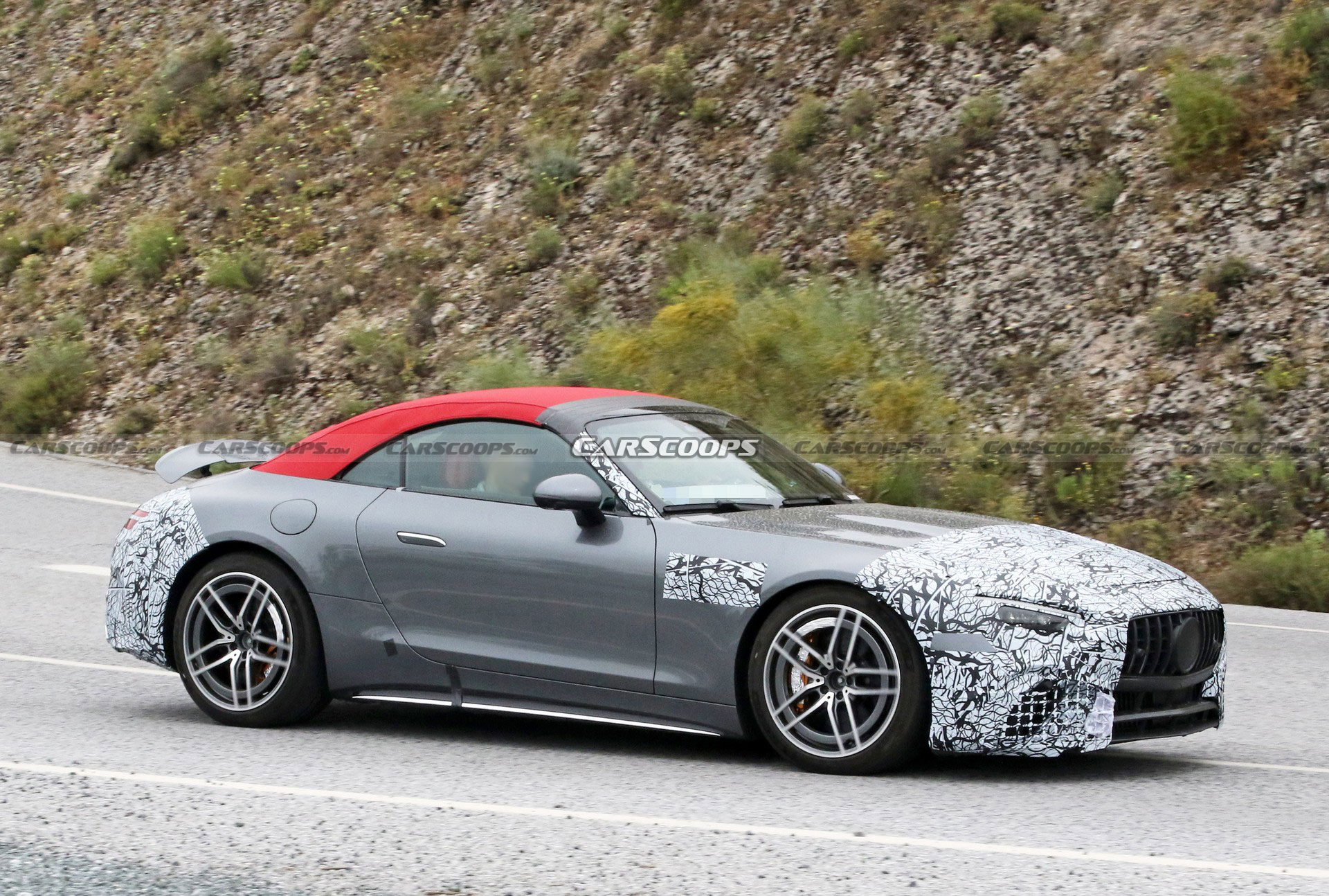 2022 Mercedes-AMG SL Drops Camo And Looks Like A Four-Seat GT Roadster In Latest Spy Photos