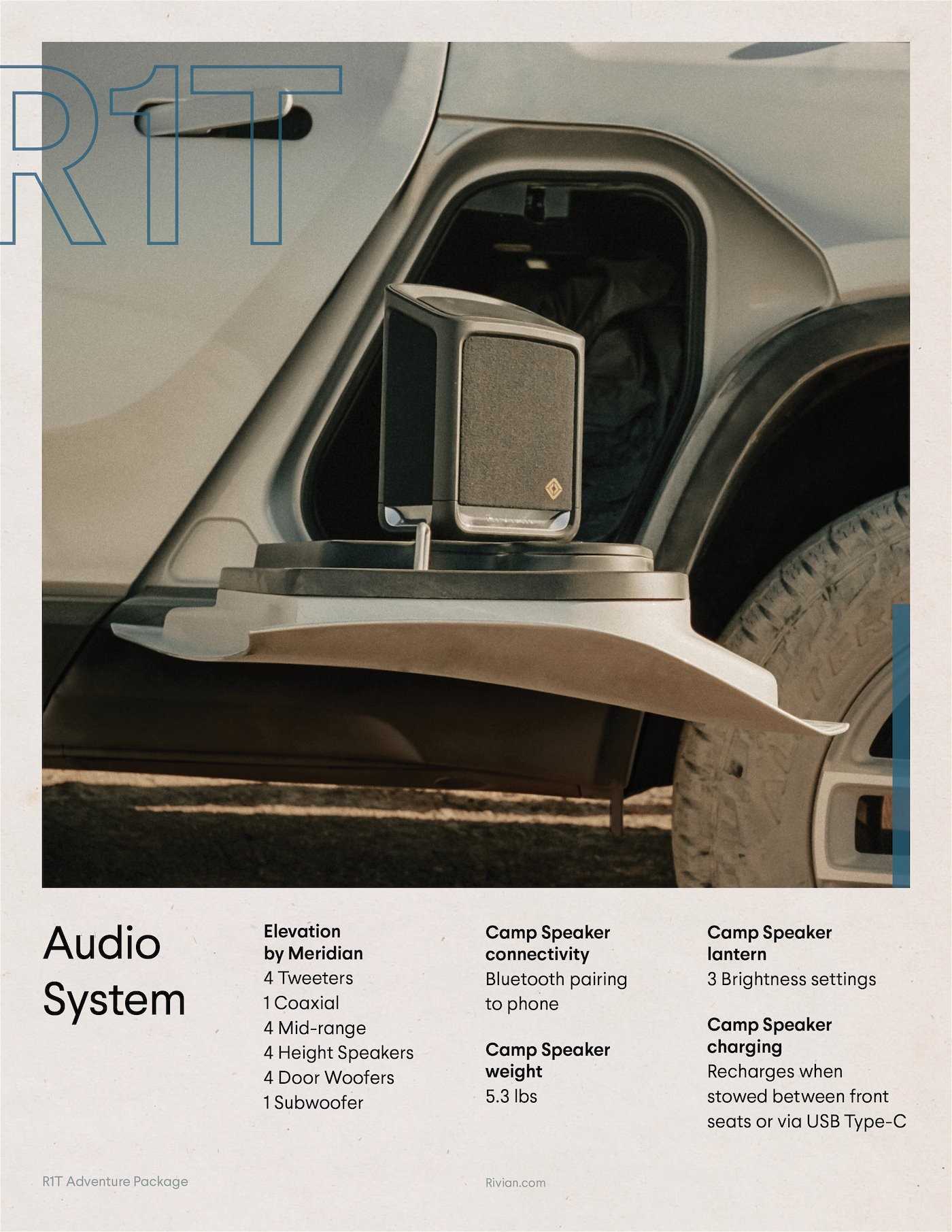 Rivian Showcases The R1T’s Interior, Features Everything From A Removable Speaker To A 16-Inch Infotainment System