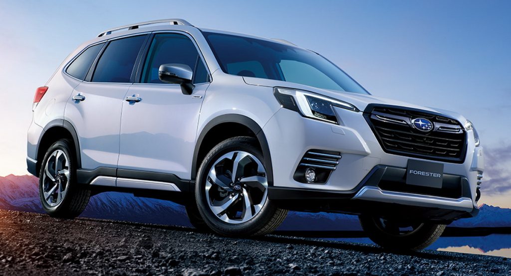  2022 Subaru Forester Facelift Launched In Japan With A Redesigned Face And New Tech