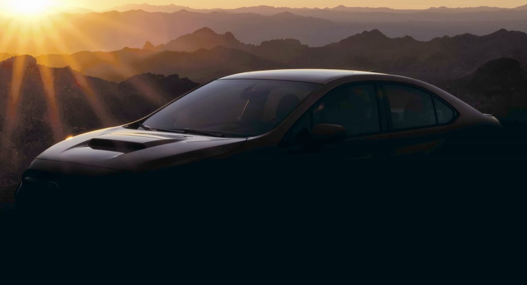  2022 Subaru WRX Teased For The First Time, Will Debut This Year