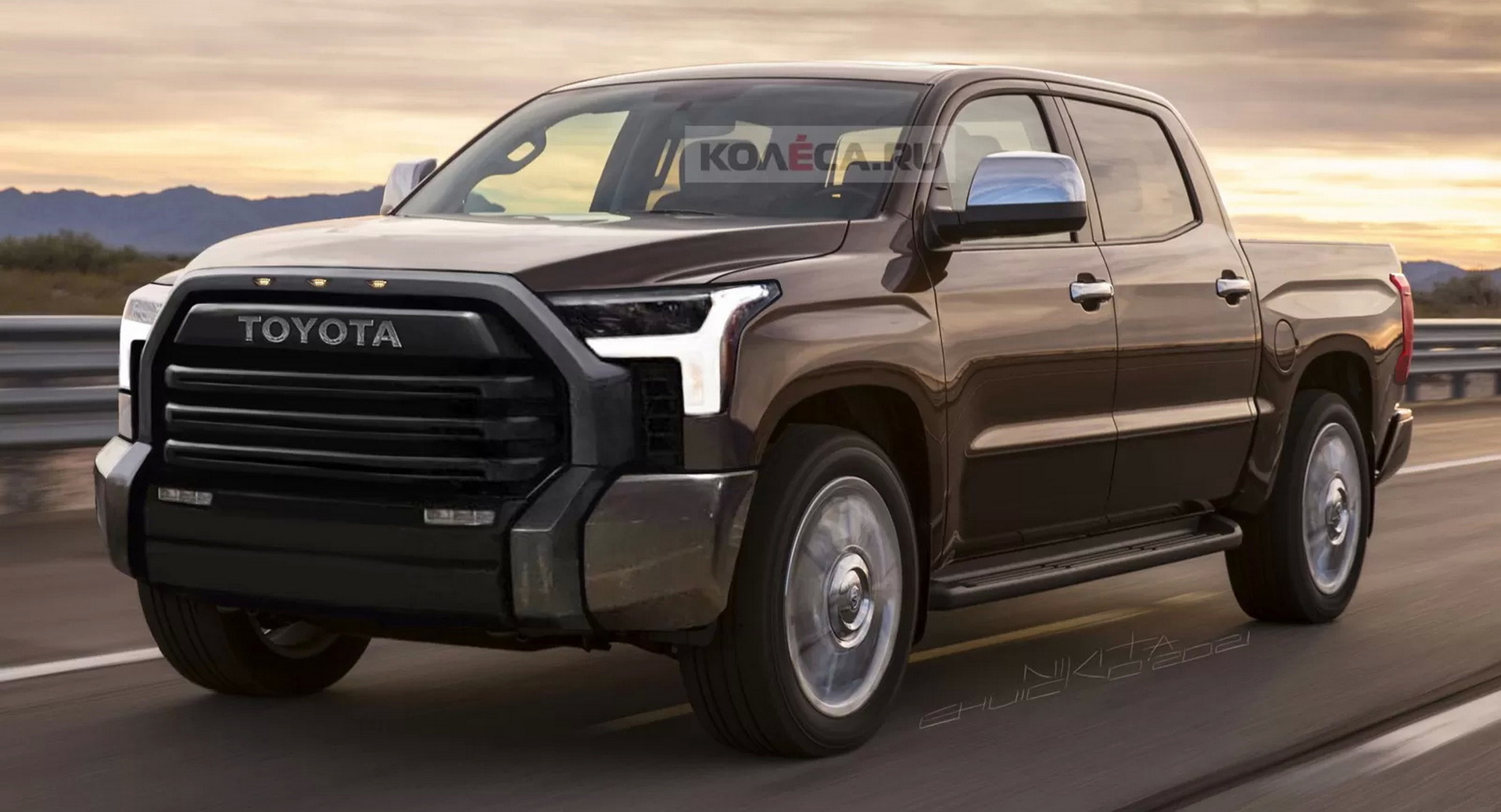 Next-Gen 2022 Toyota Tundra Teasers Rendered Into Reality | Carscoops