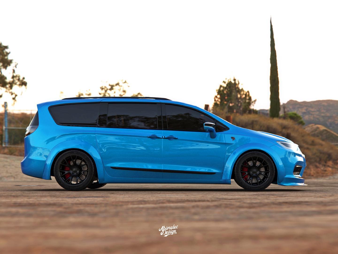The Hellcat Pacifica Minivan Returns In New Illustrations, Chrysler It’s Your Turn Now