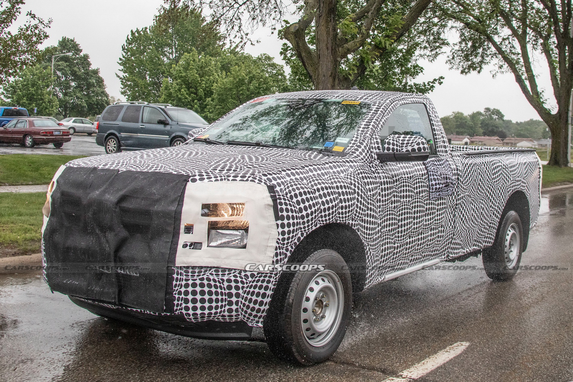 Ford Caught Testing Worksite Special Single-Cab Version Of 2023 Ranger