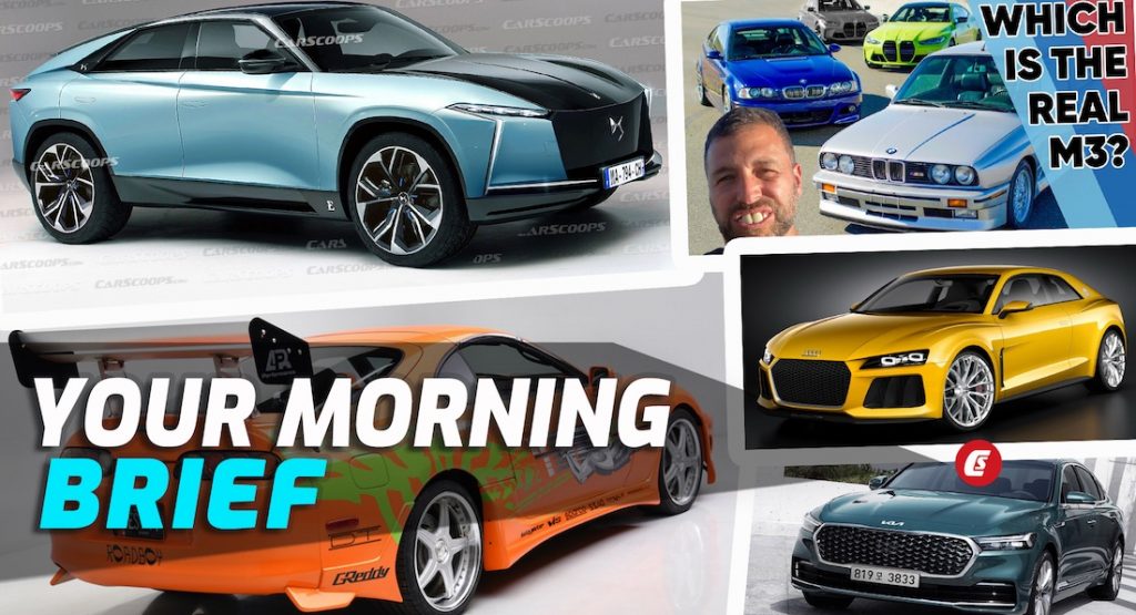  Paul Walker Supra Sells For $550,000, Kia K9 In Detail, DS 9 Crossback, Greatest BMW M3 Revealed: Your Morning Brief