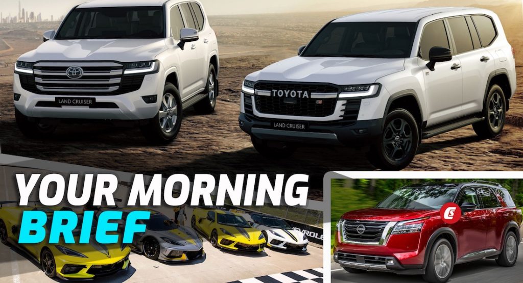  2022 Toyota Land Cruiser, Corvette’s $7k IMSA Pack, Honda Civic Hatch, Nissan Pathfinder, Opel Grandland: Your Morning Brief