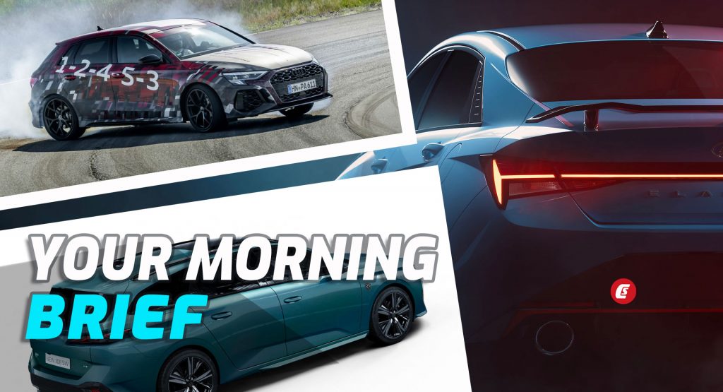 New Cars Galore, Including Audi RS3, Hyundai Elantra N, Volvo XC60 EV And Peugeot 308 SW: Your Morning Brief