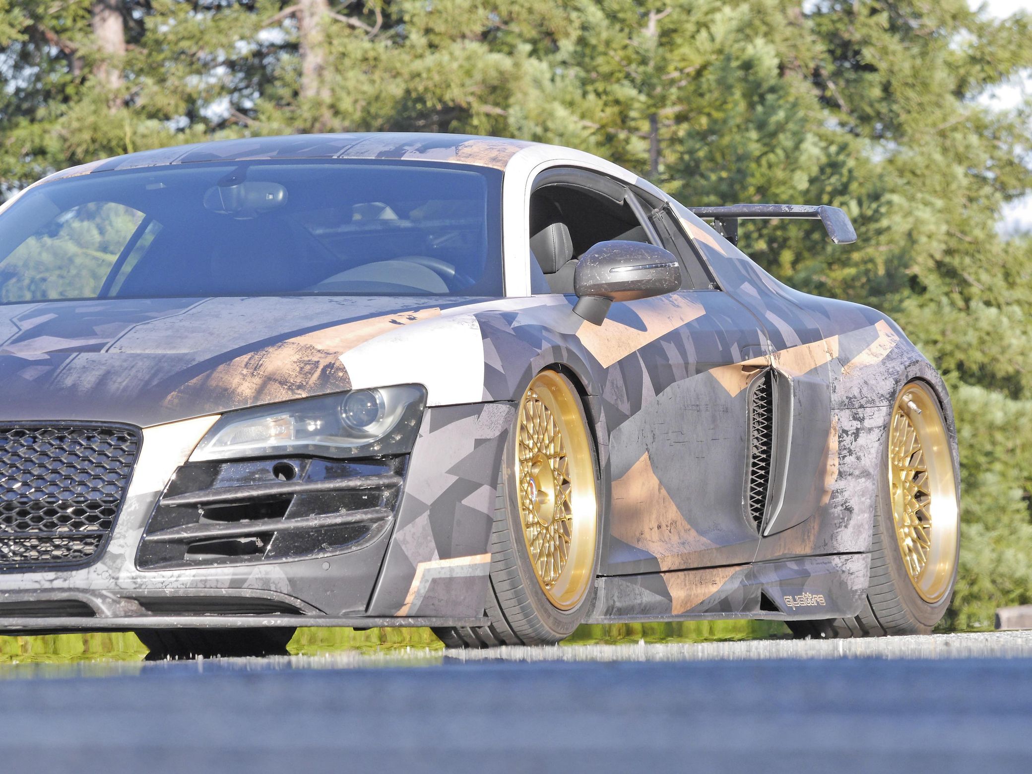 Are You Bold Enough To Drive This SEMA Show Widebody Audi R8?