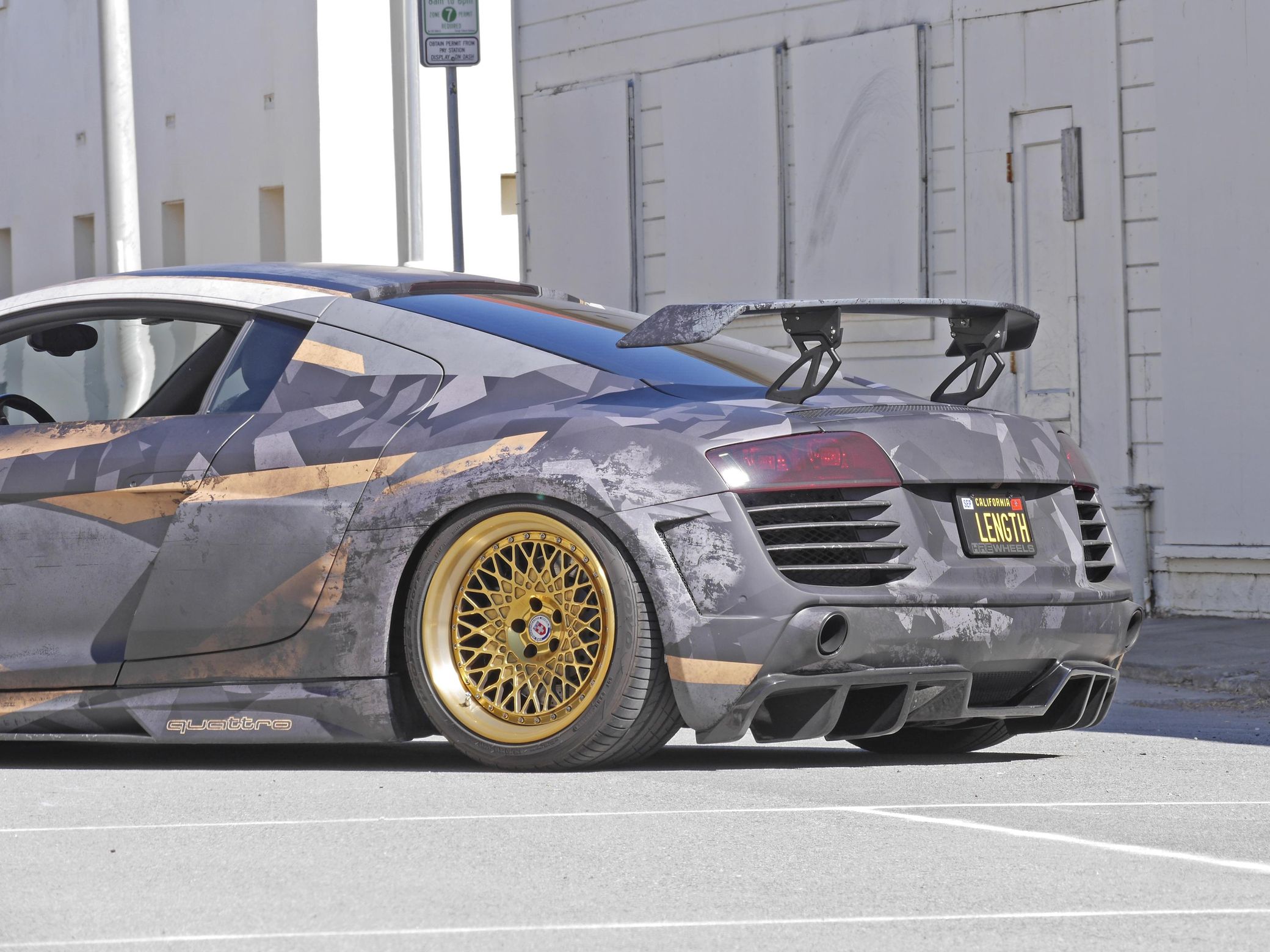 Are You Bold Enough To Drive This SEMA Show Widebody Audi R8?