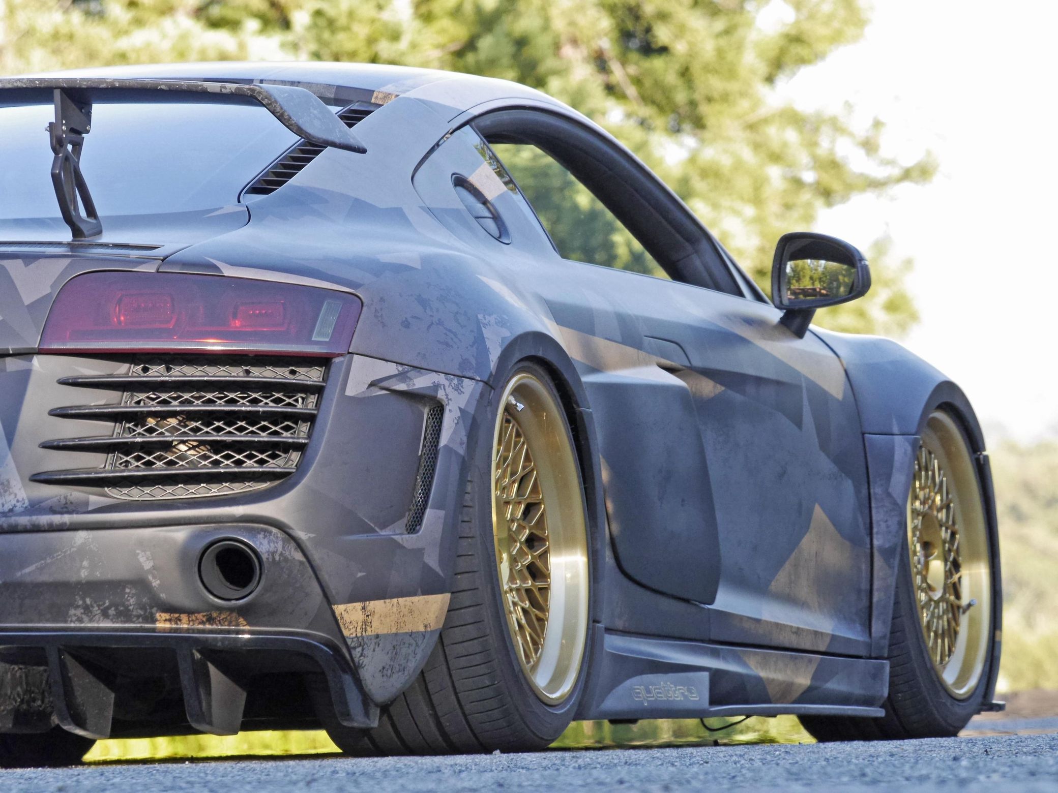 Are You Bold Enough To Drive This SEMA Show Widebody Audi R8?