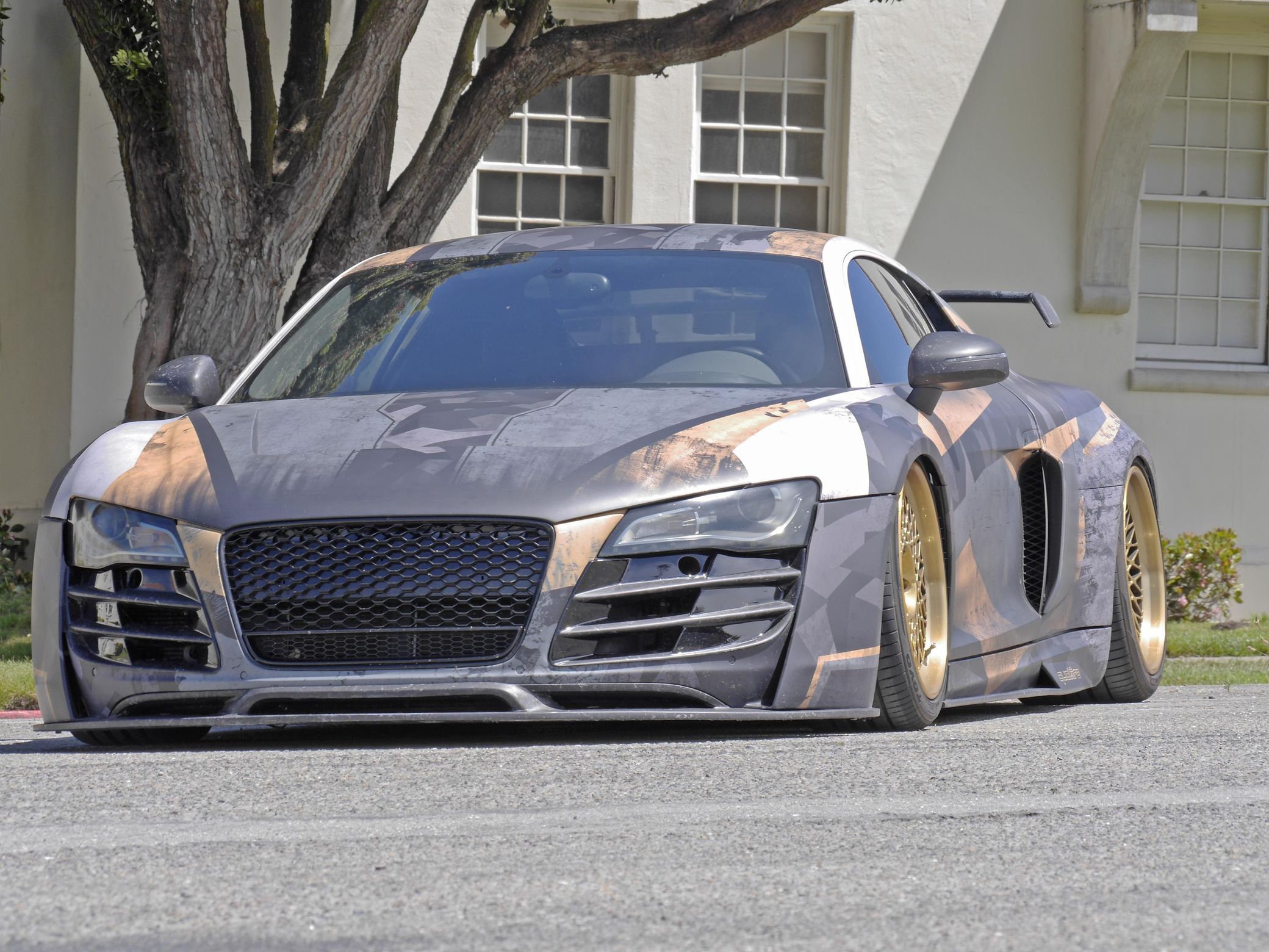 Are You Bold Enough To Drive This SEMA Show Widebody Audi R8?