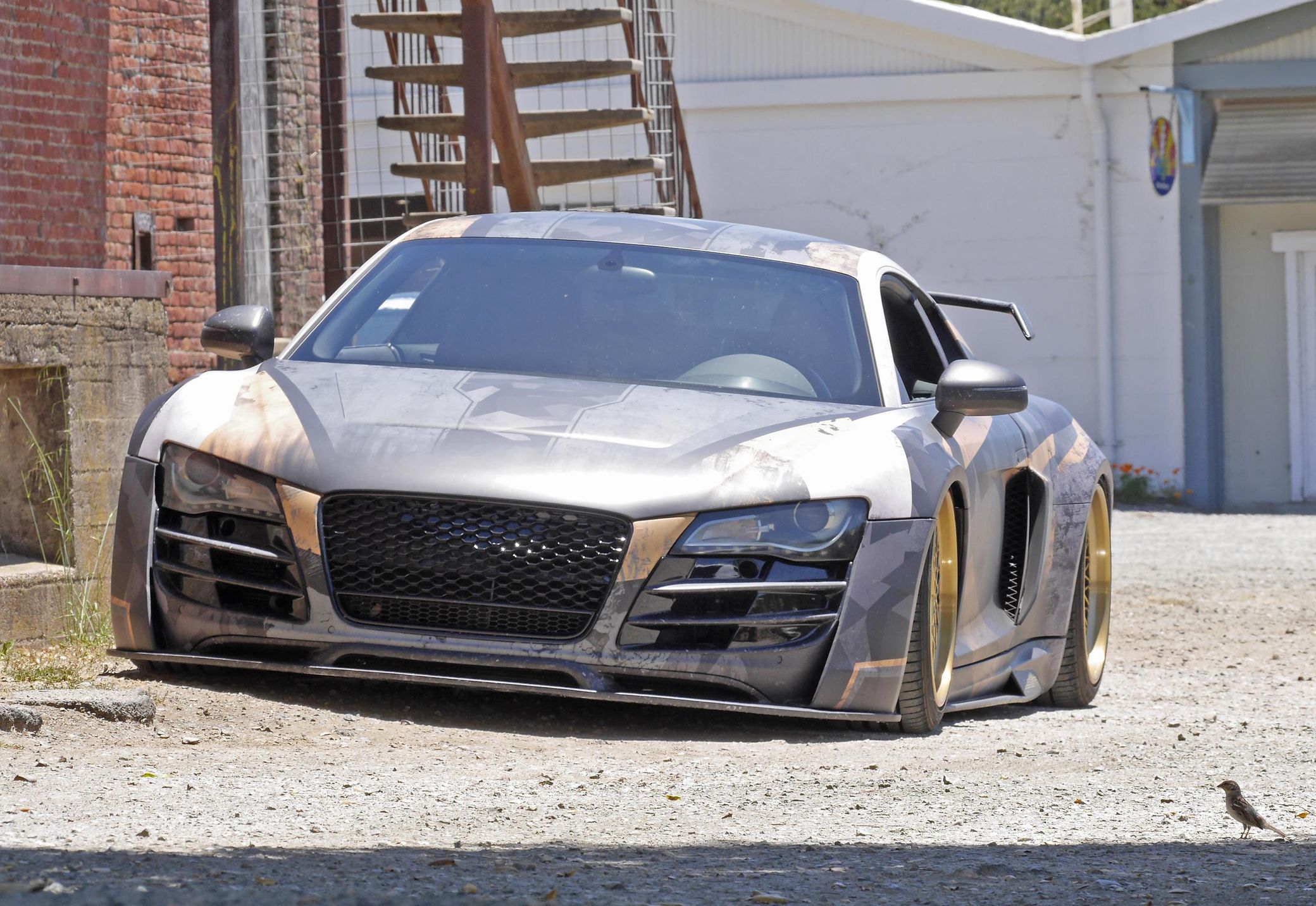Are You Bold Enough To Drive This SEMA Show Widebody Audi R8?