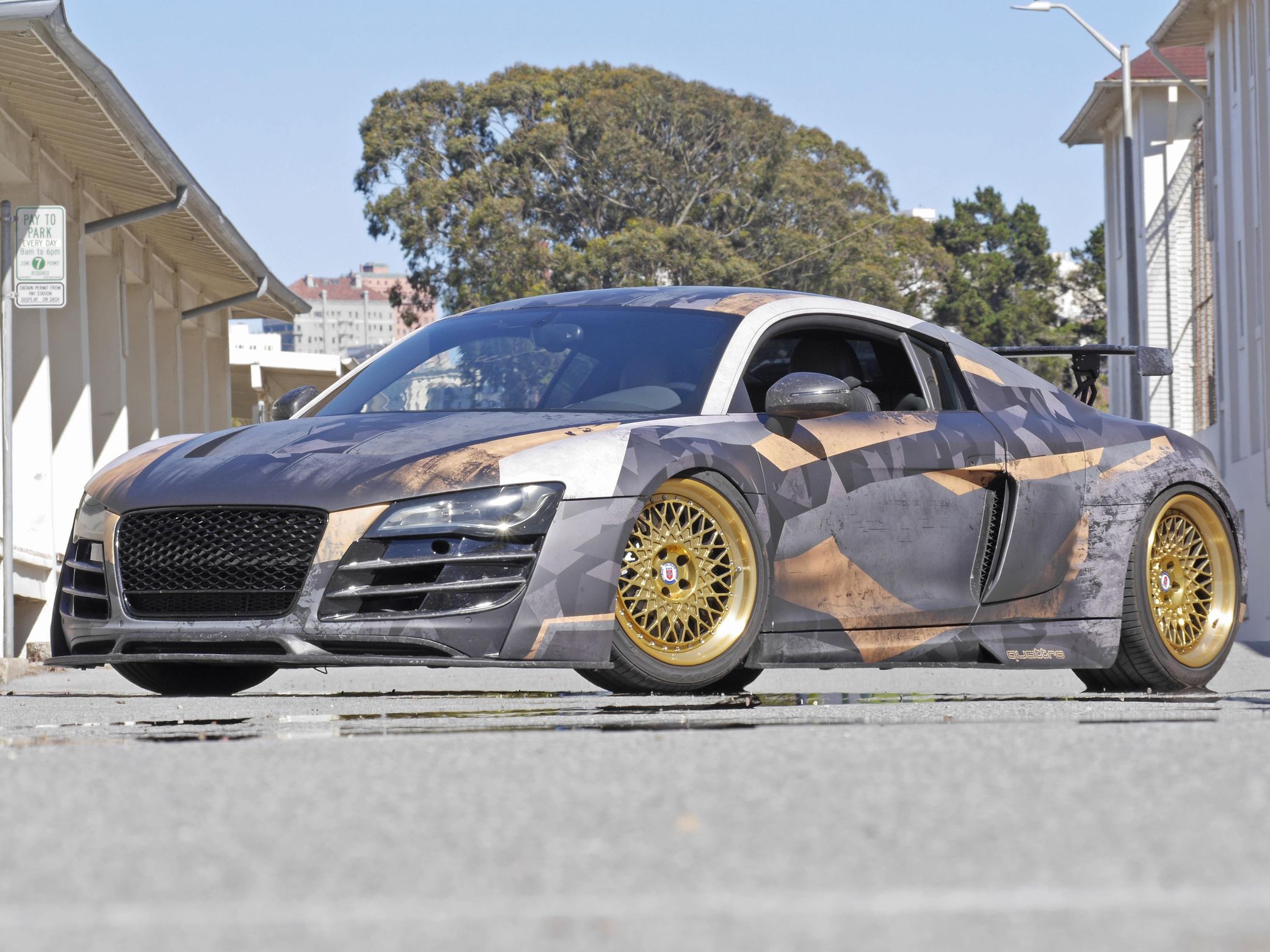 Are You Bold Enough To Drive This SEMA Show Widebody Audi R8?
