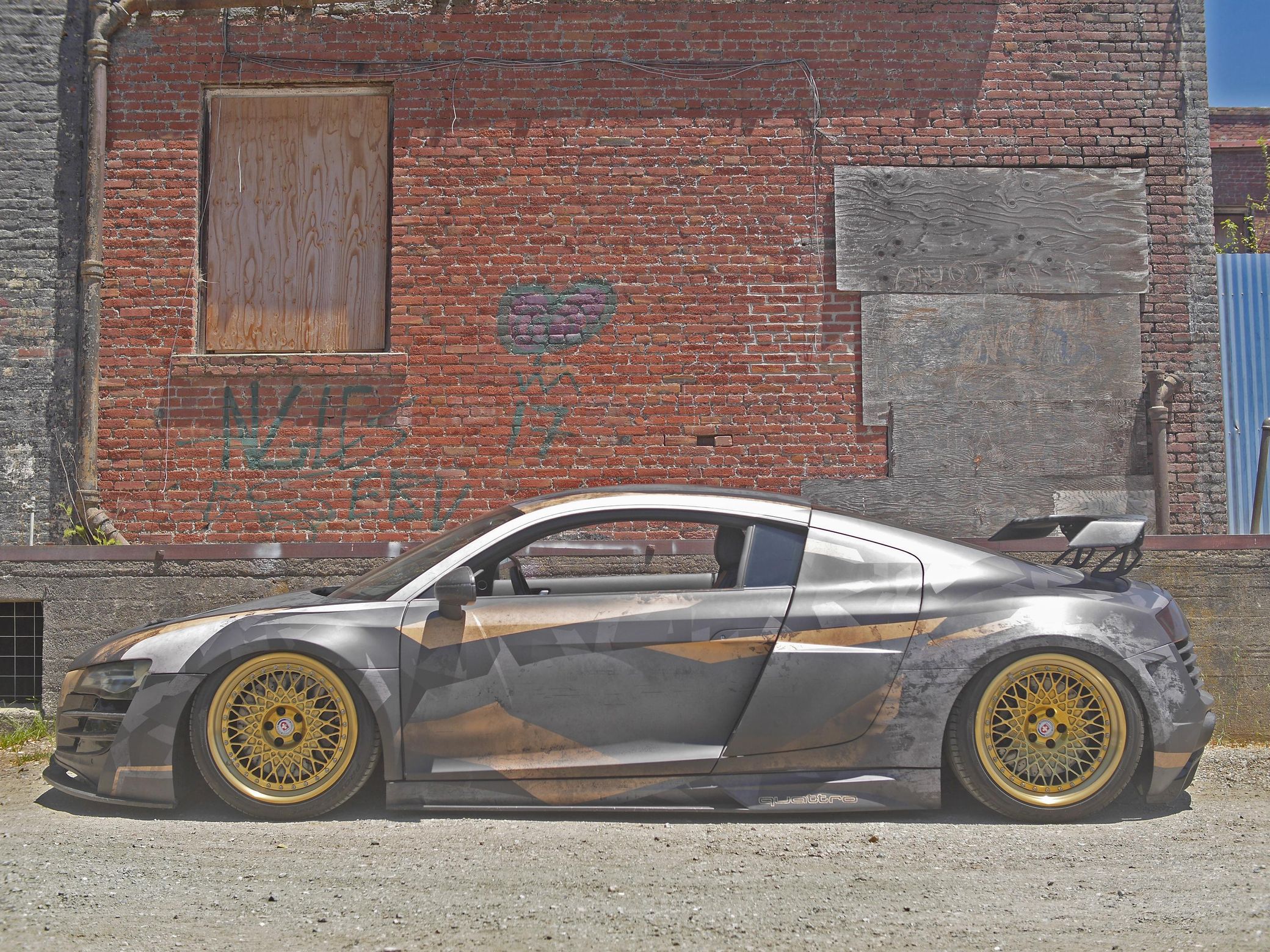Are You Bold Enough To Drive This SEMA Show Widebody Audi R8?