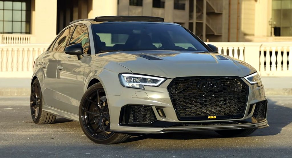  Nardo Grey Audi RS3 Gets Transformed Into A Compact Rocket With 576-HP