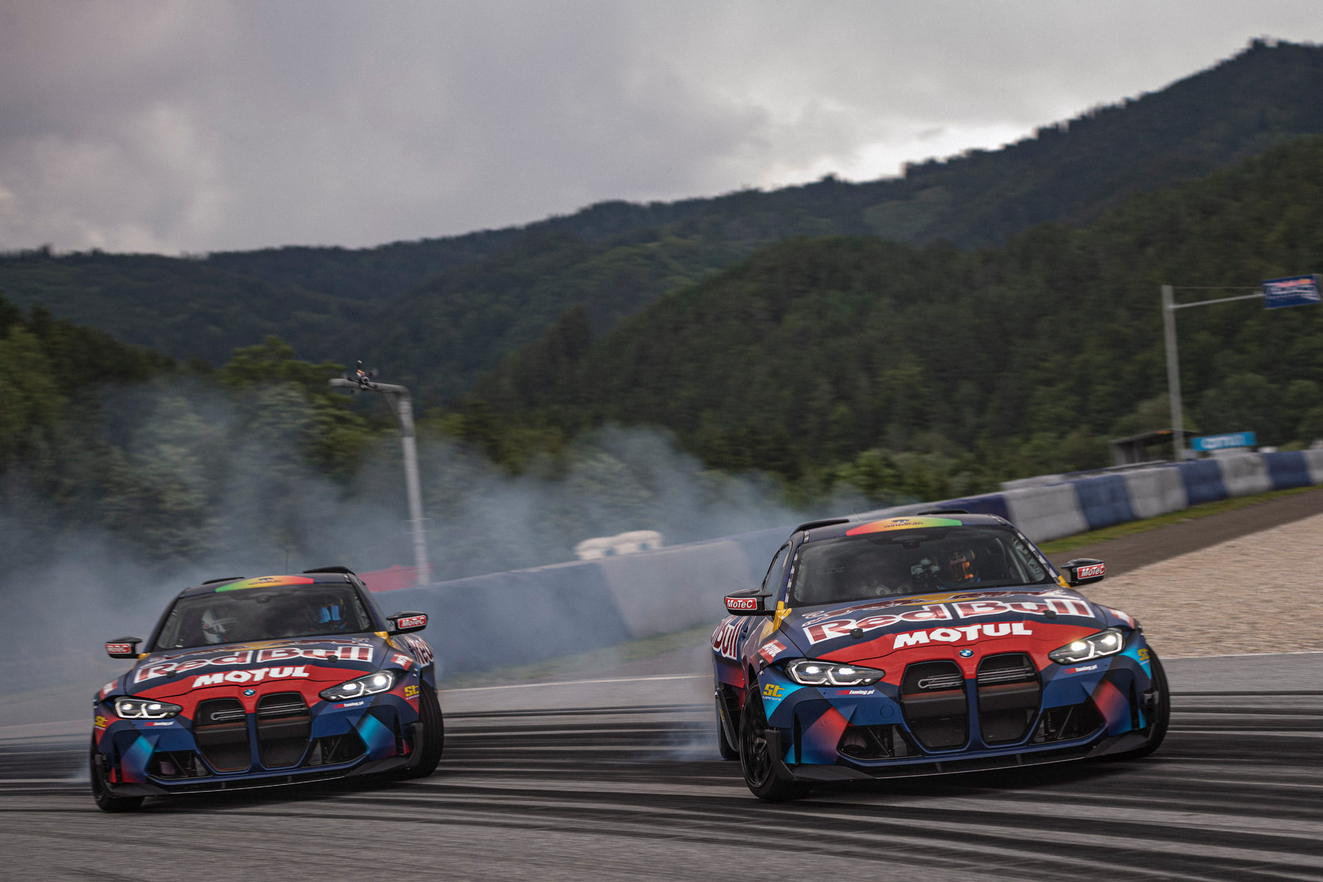 BMW M And The Red Bull Driftbrothers Unveil 1,050 HP M4 Drift Cars