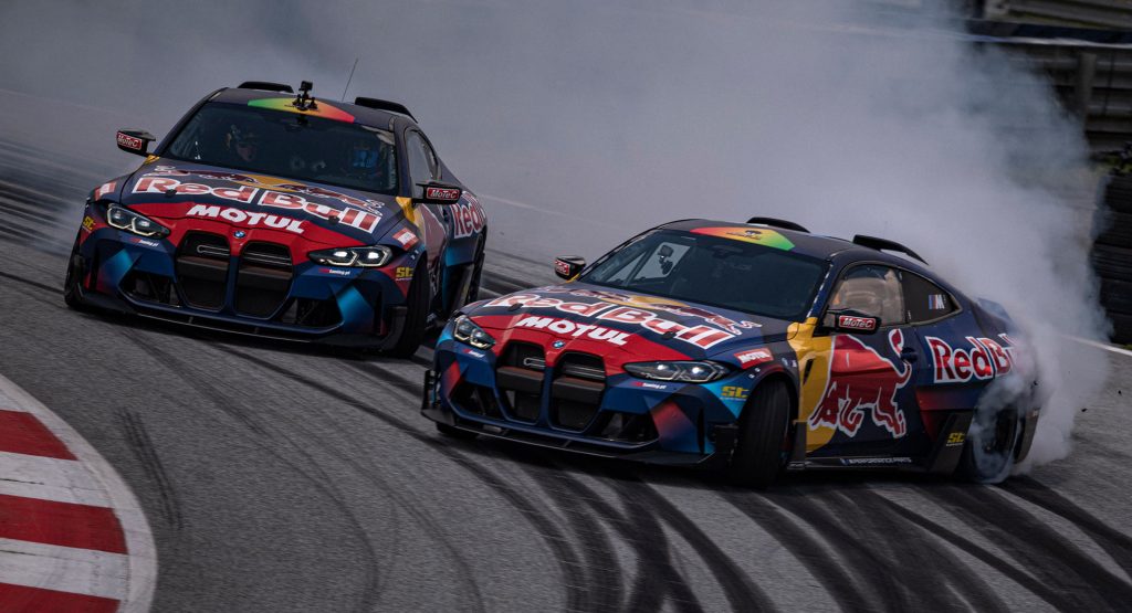  BMW M And The Red Bull Driftbrothers Unveil 1,050 HP M4 Drift Cars