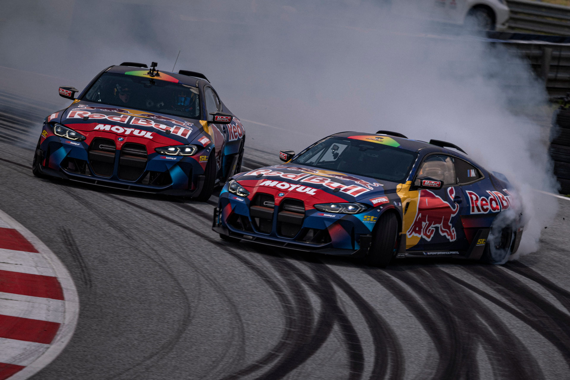 BMW M And The Red Bull Driftbrothers Unveil 1,050 HP M4 Drift Cars