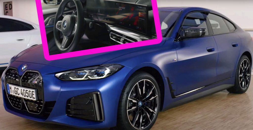  2022 BMW i4 Interior And M50 Photos Reveal All Ahead Of Official Unveil