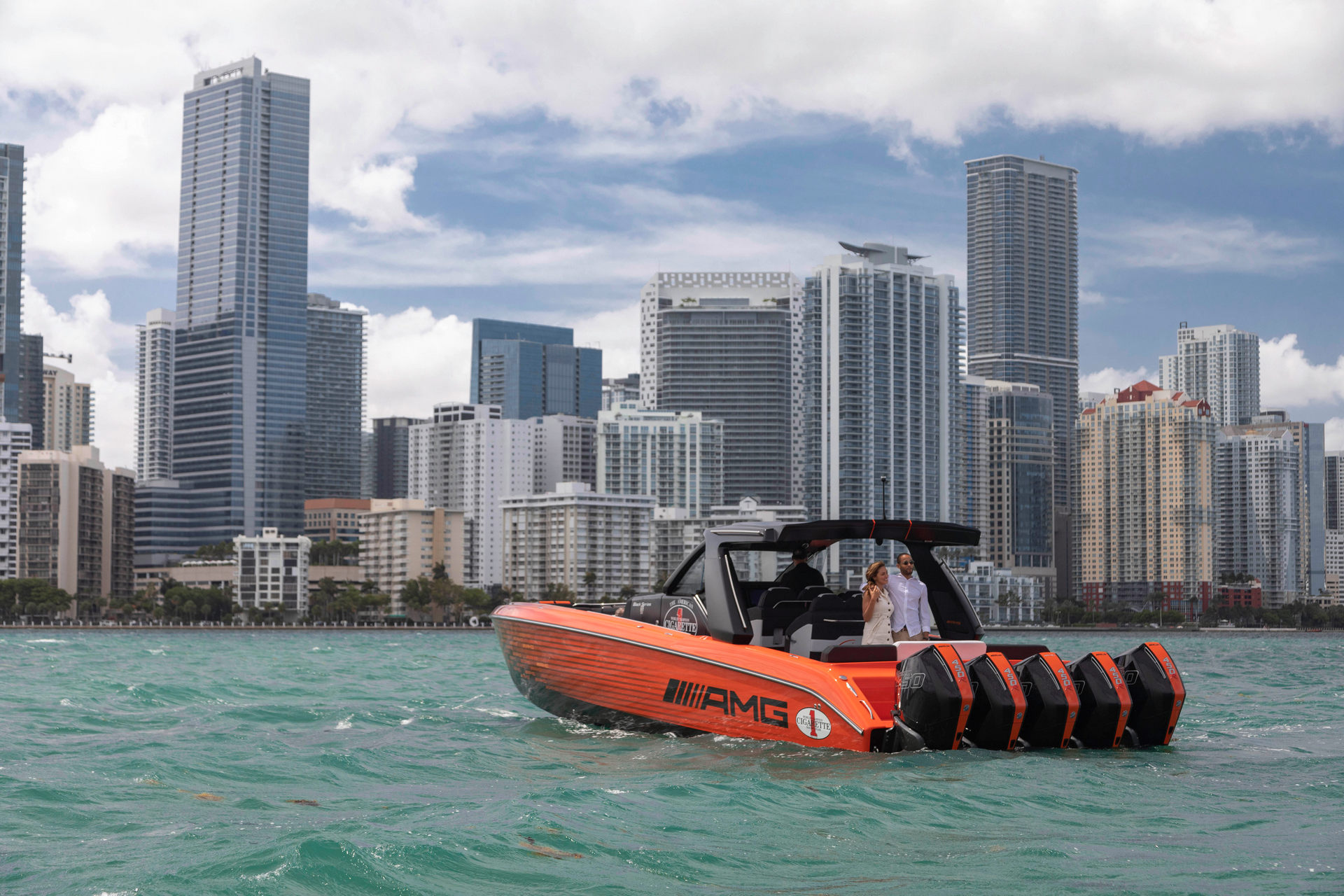 Mercedes-AMG GT Black Series Inspires New 2,250 HP Cigarette Racing Boat