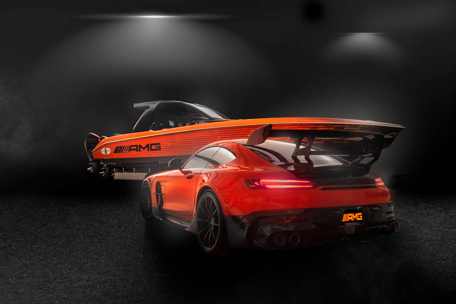 Mercedes-AMG GT Black Series Inspires New 2,250 HP Cigarette Racing Boat