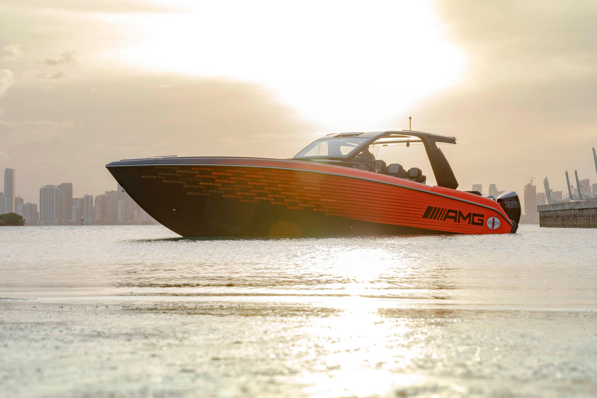 Mercedes-AMG GT Black Series Inspires New 2,250 HP Cigarette Racing Boat
