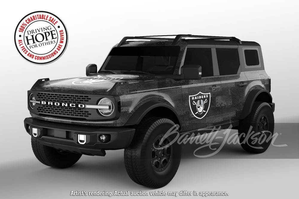 Customized Ford Bronco Raiders Edition To Be Auctioned This Weekend