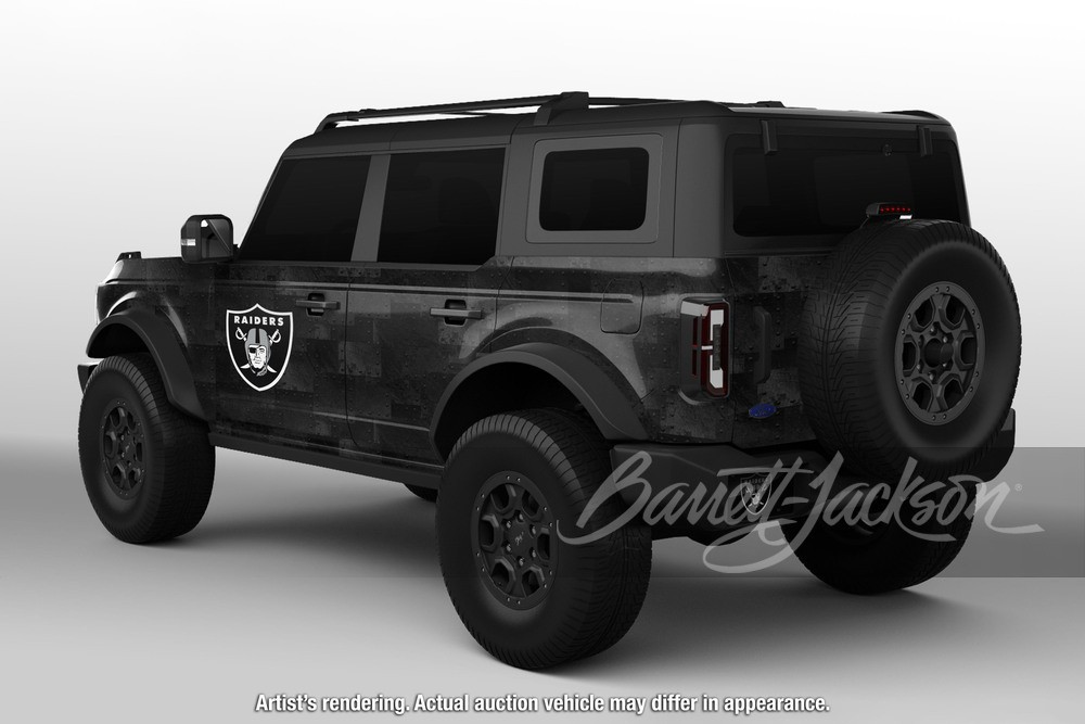 Customized Ford Bronco Raiders Edition To Be Auctioned This Weekend