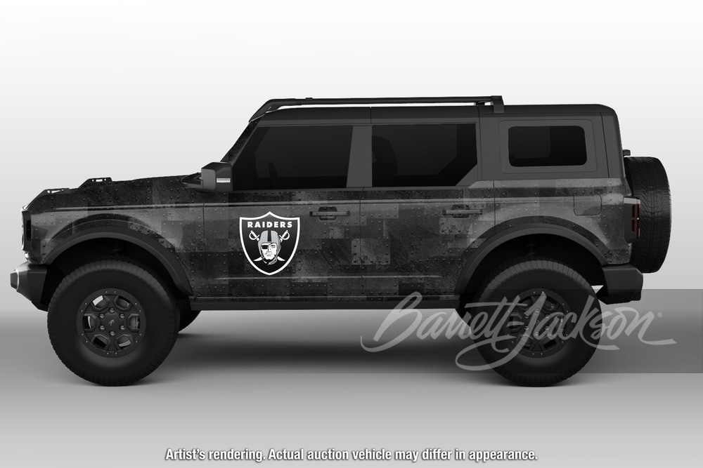 Customized Ford Bronco Raiders Edition To Be Auctioned This Weekend