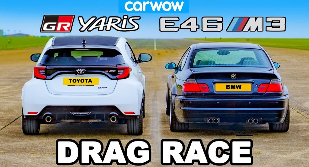  Toyota GR Yaris Vs. BMW E46 M3 Is An Unusual Comparison, But It Doesn’t Disappoint