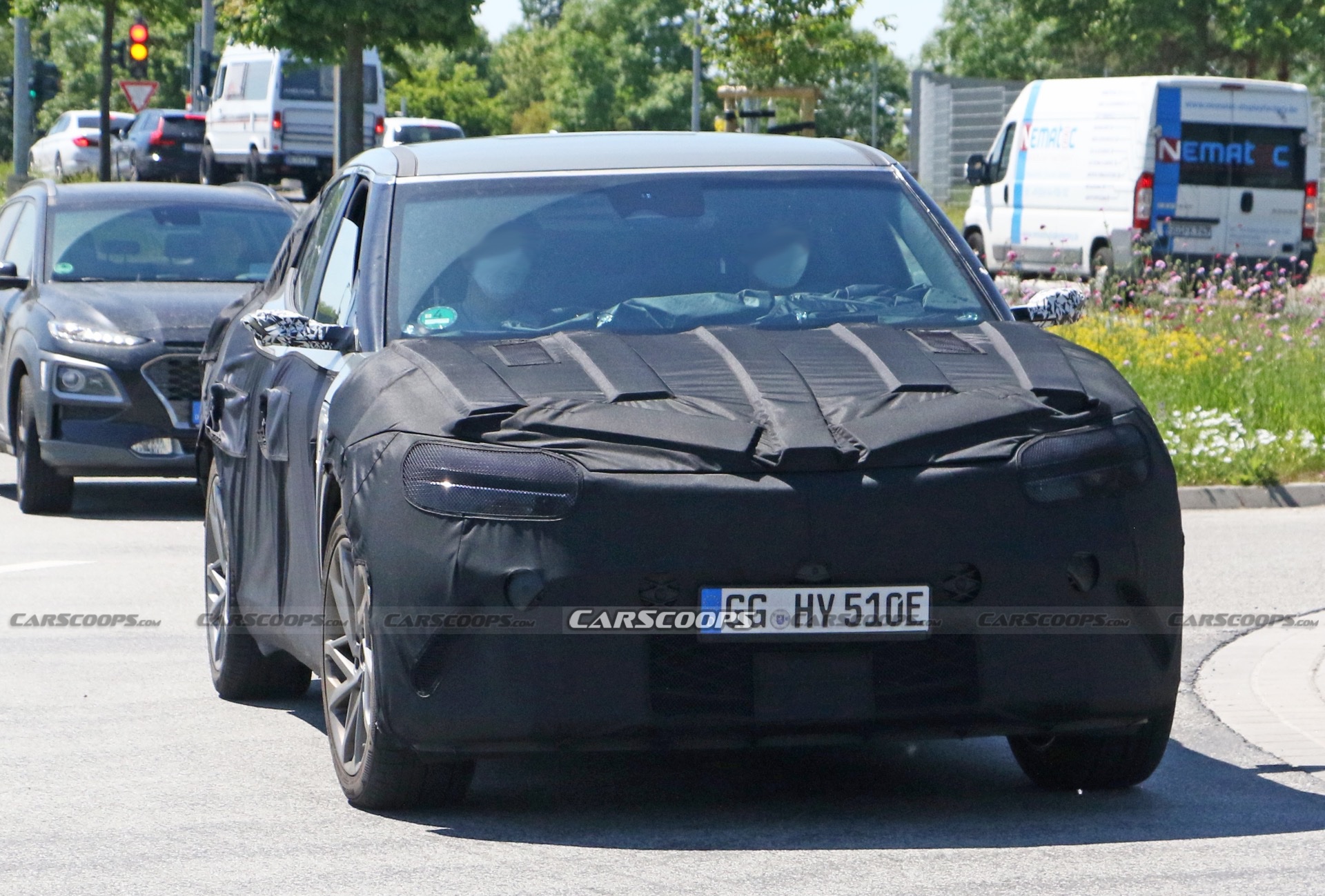 Genesis GV60 EV Spied Testing In Germany As Reveal Time Approaches