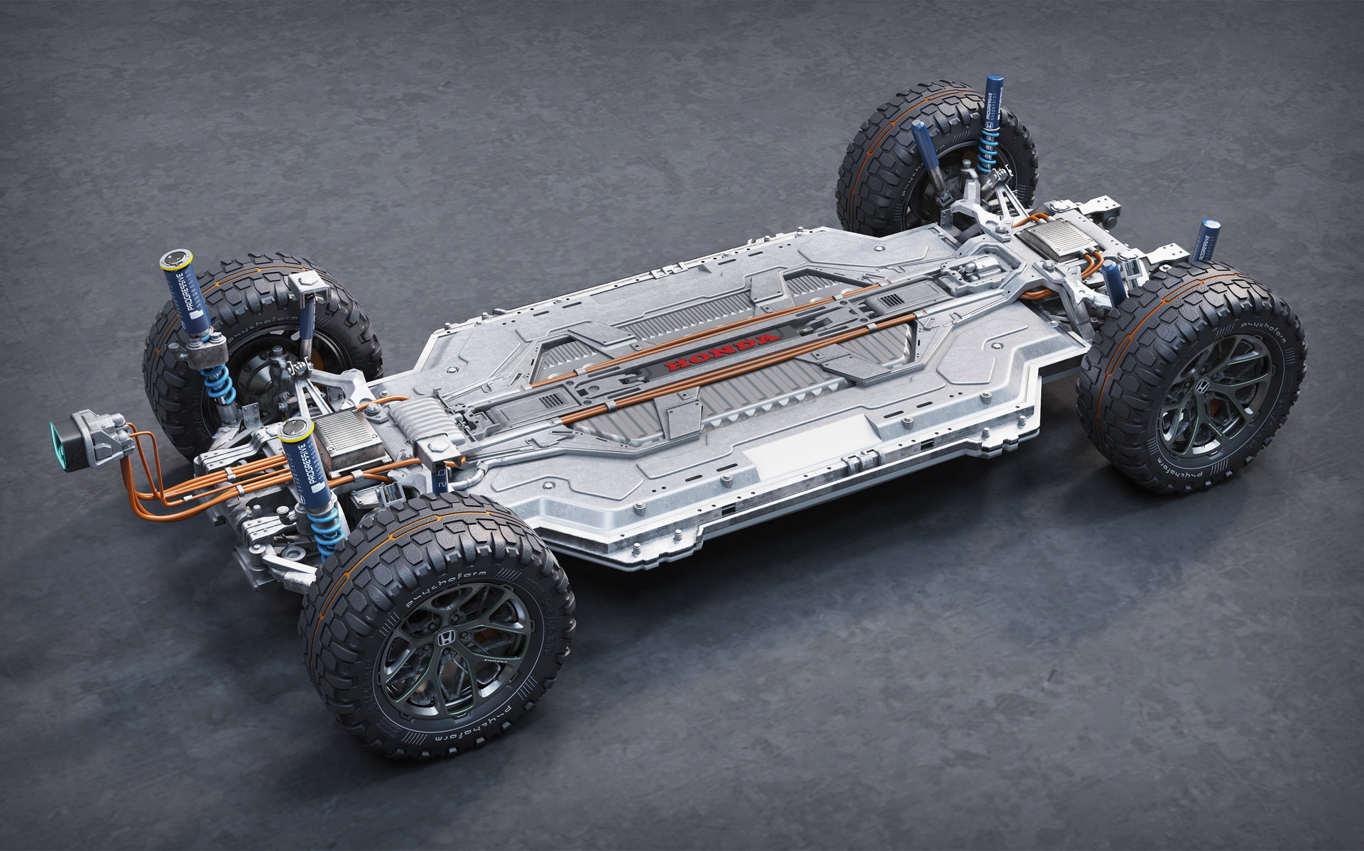 Designer Creates A Honda Ridgeline Electric Pickup For The Future