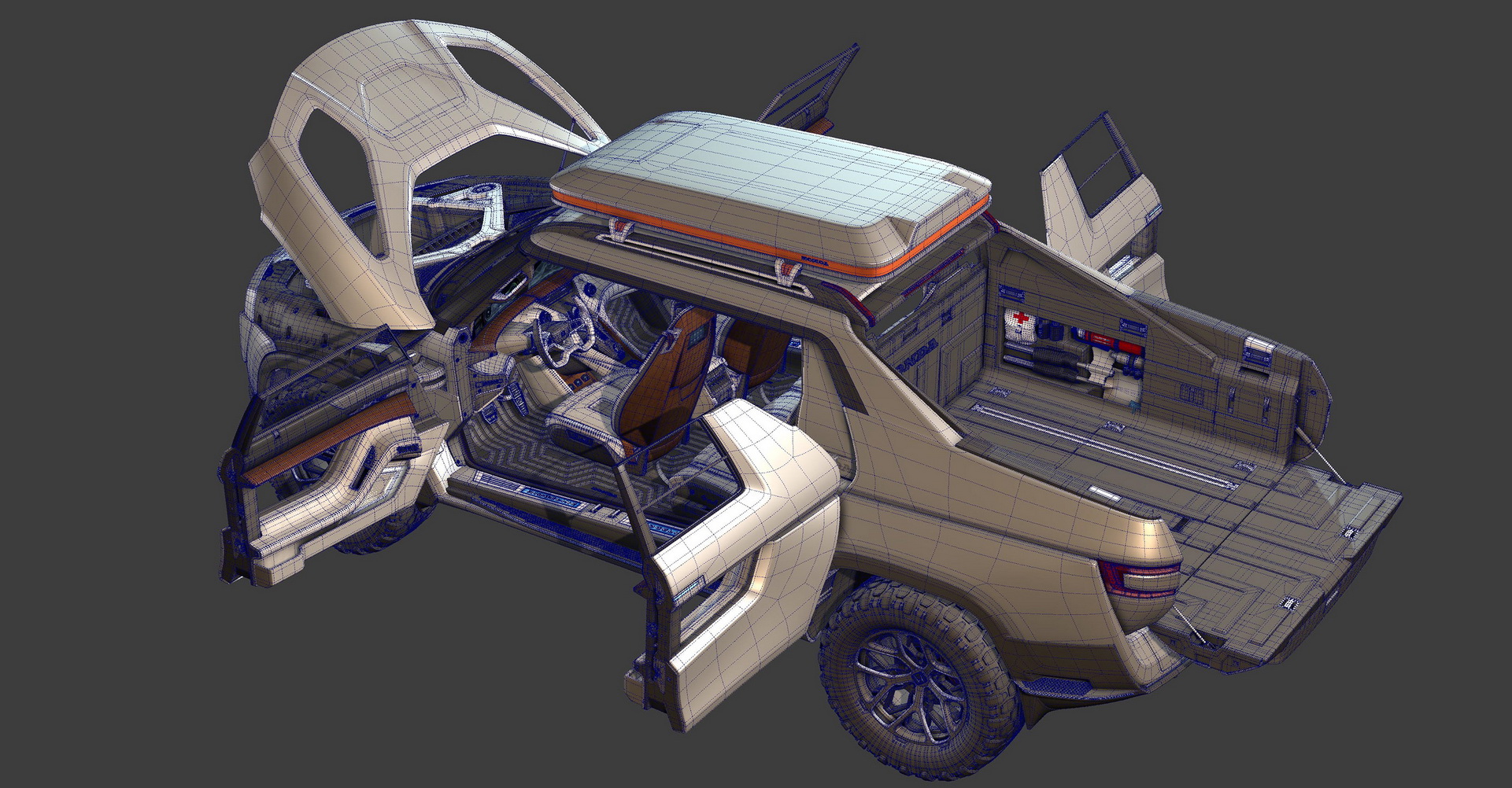 Designer Creates A Honda Ridgeline Electric Pickup For The Future