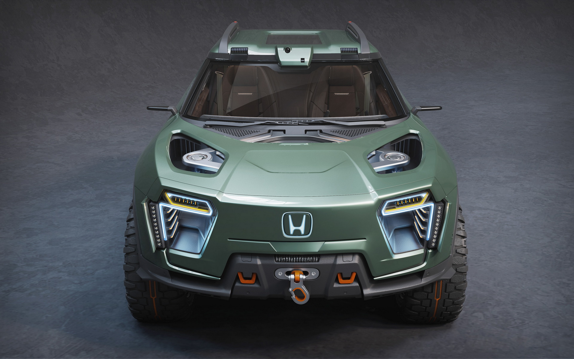 Designer Creates A Honda Ridgeline Electric Pickup For The Future