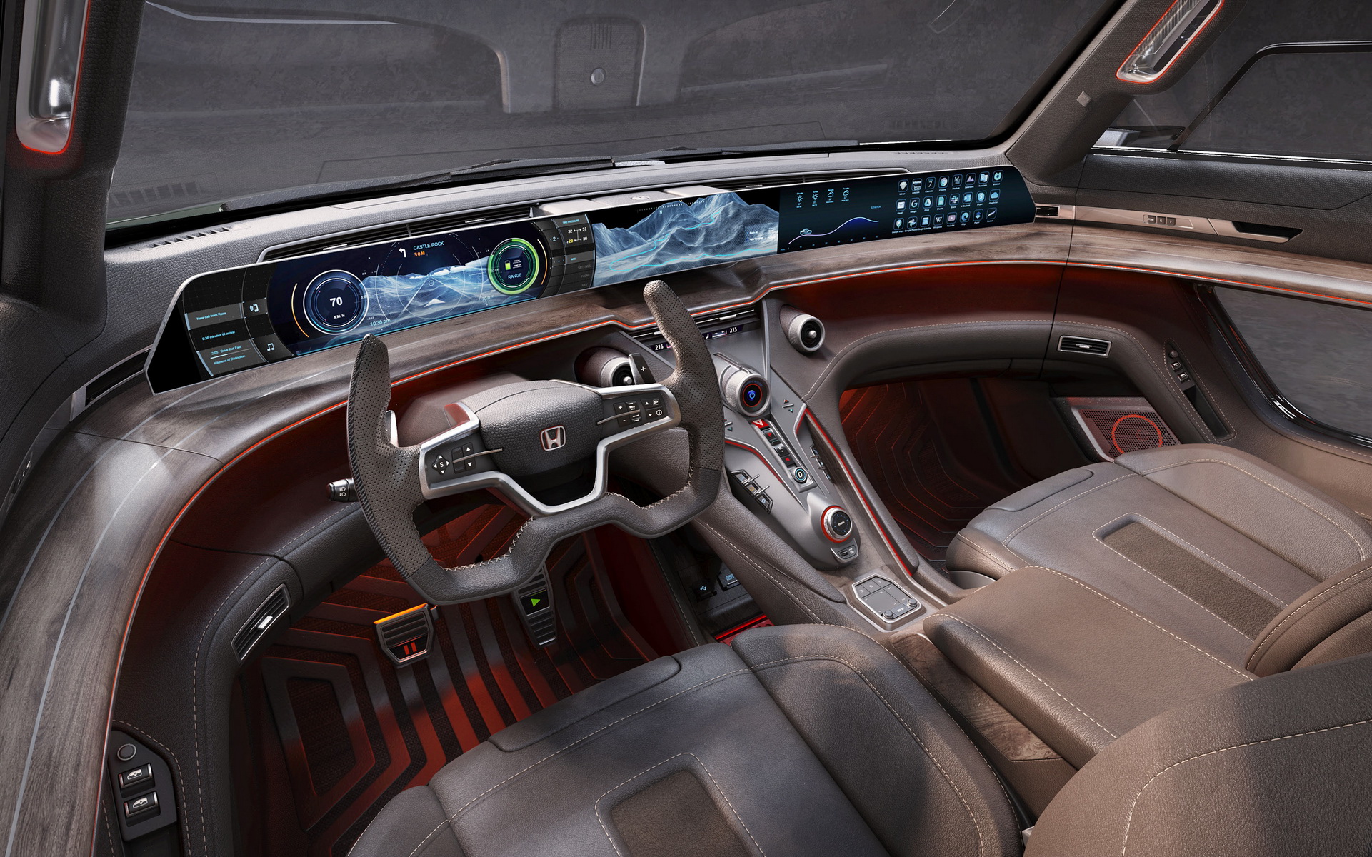 Designer Creates A Honda Ridgeline Electric Pickup For The Future