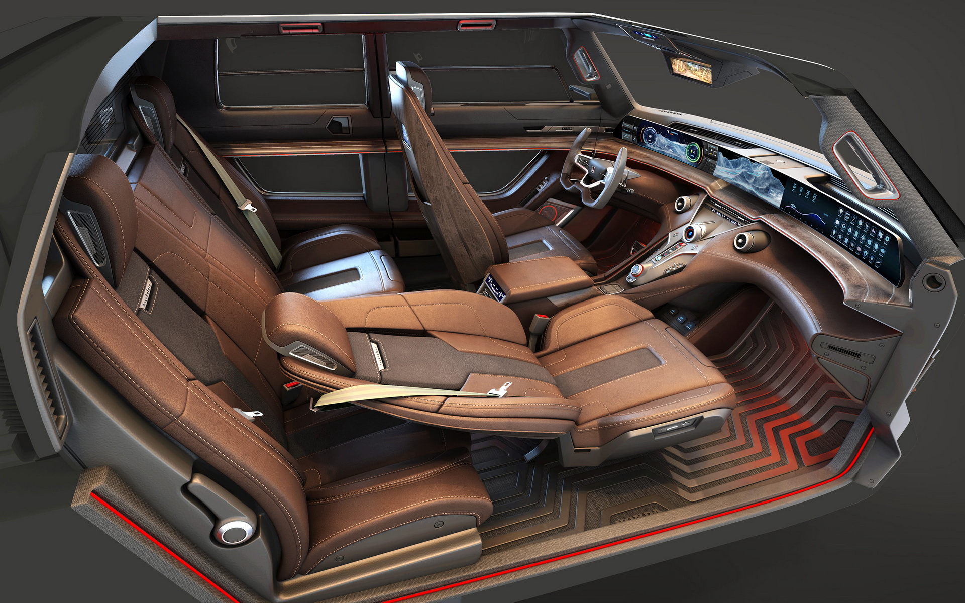 Designer Creates A Honda Ridgeline Electric Pickup For The Future