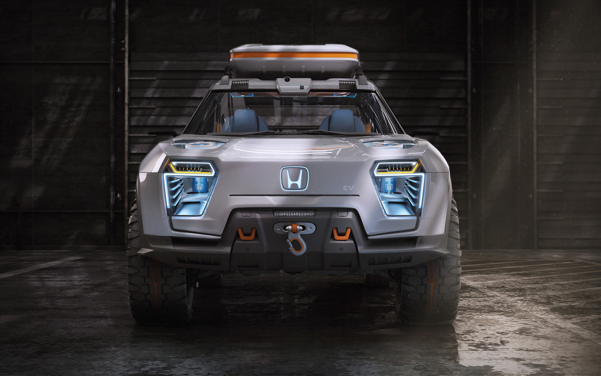 Designer Creates A Honda Ridgeline Electric Pickup For The Future