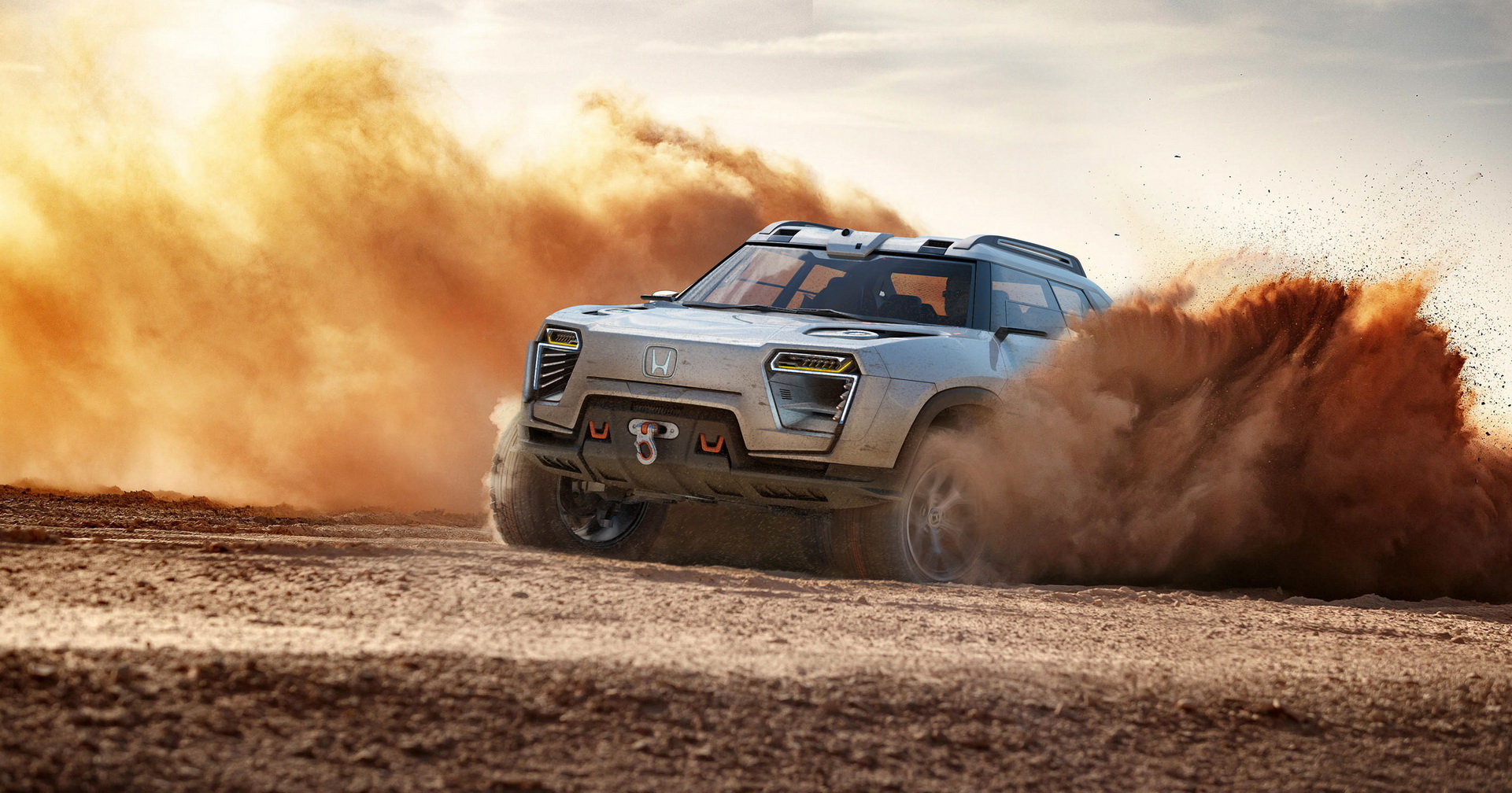 Designer Creates A Honda Ridgeline Electric Pickup For The Future