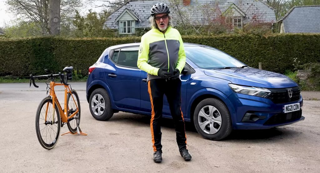  James May Tests Out The Latest Dacia Sandero…Against His Own Bicycle