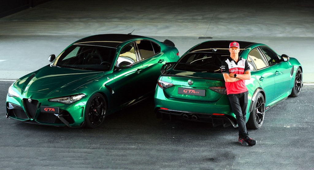  Kimi Räikkönen Test Drives The Alfa Romeo Giulia GTAm He Helped Develop