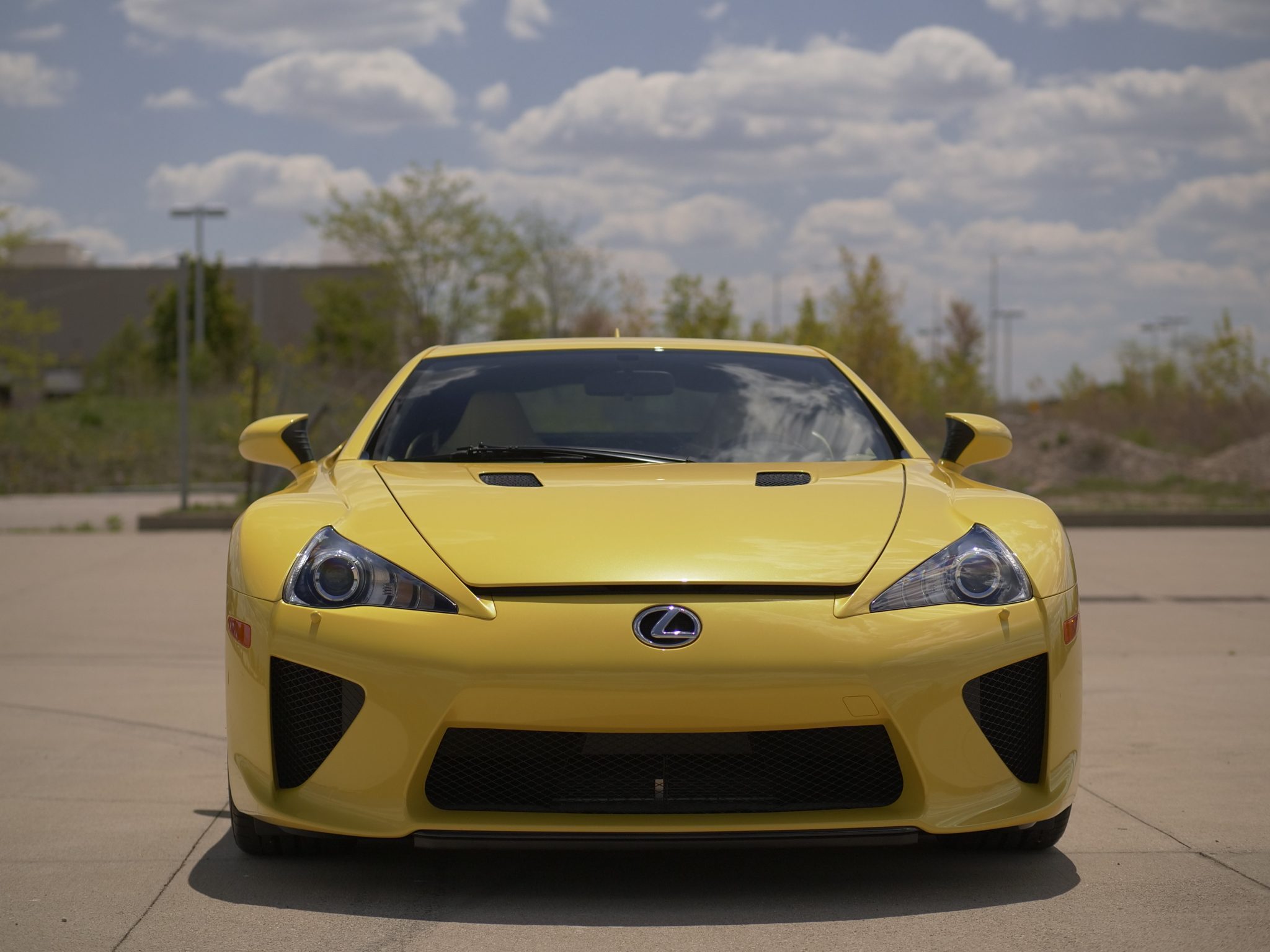 Pearl Yellow Lexus LFA Has Only Been Driven 72 Miles