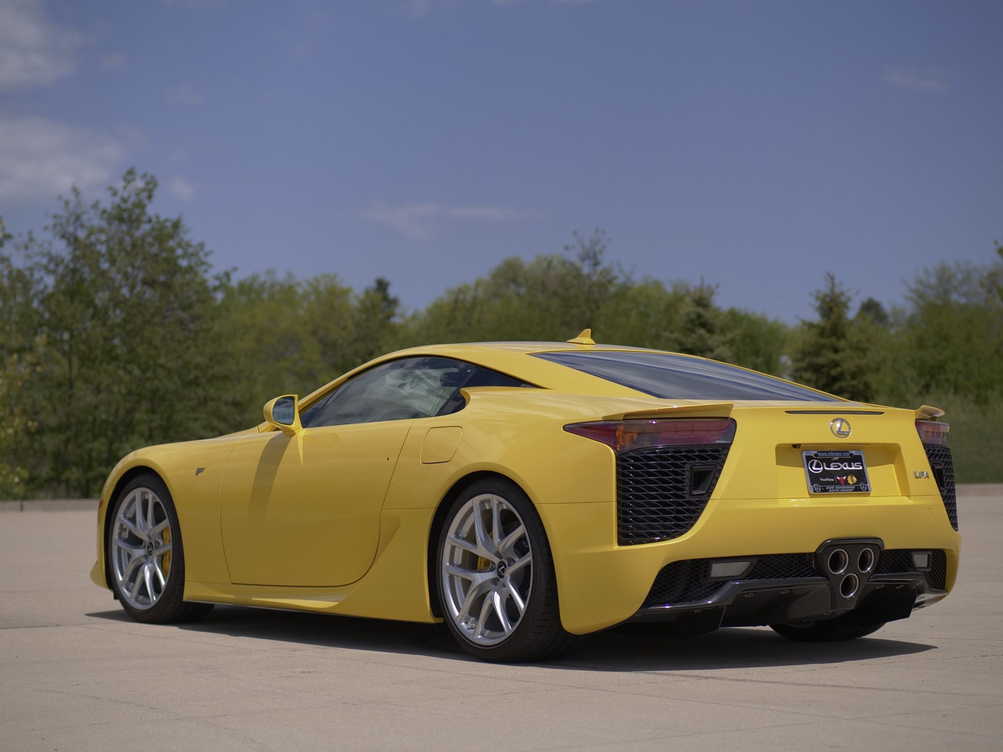 Pearl Yellow Lexus LFA Has Only Been Driven 72 Miles