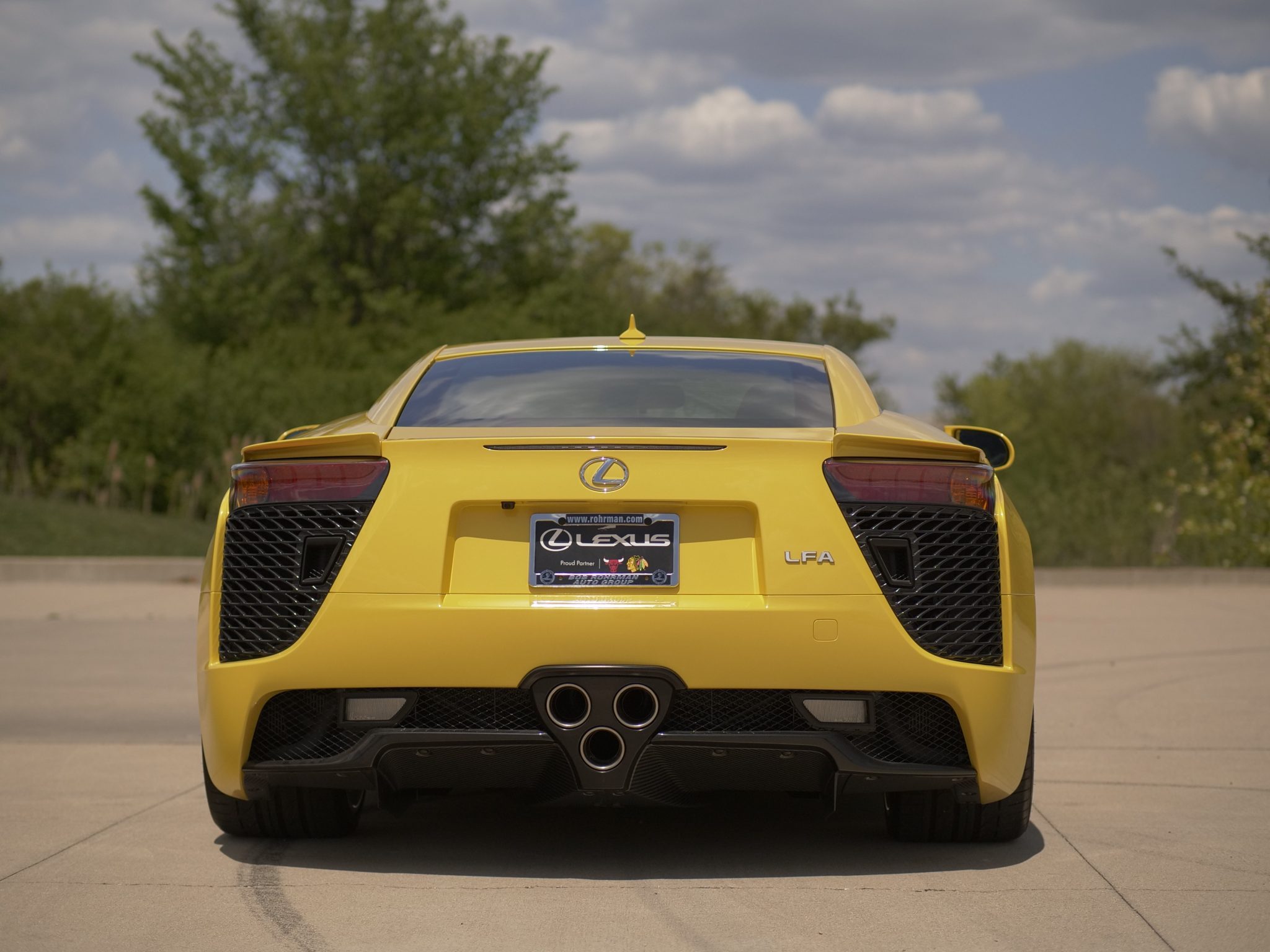 Pearl Yellow Lexus LFA Has Only Been Driven 72 Miles